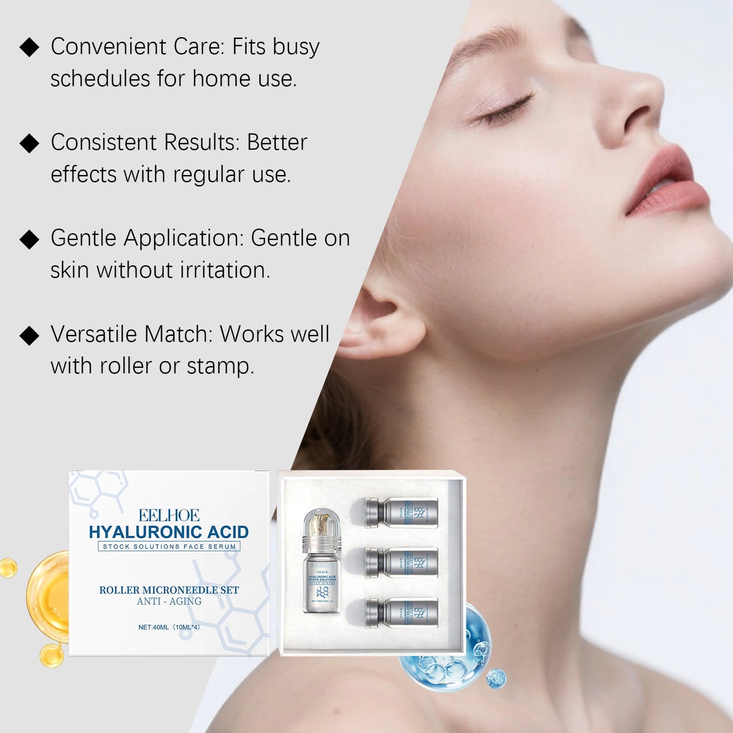  Microneedle Serum Facial Serum Kit Niacinamide