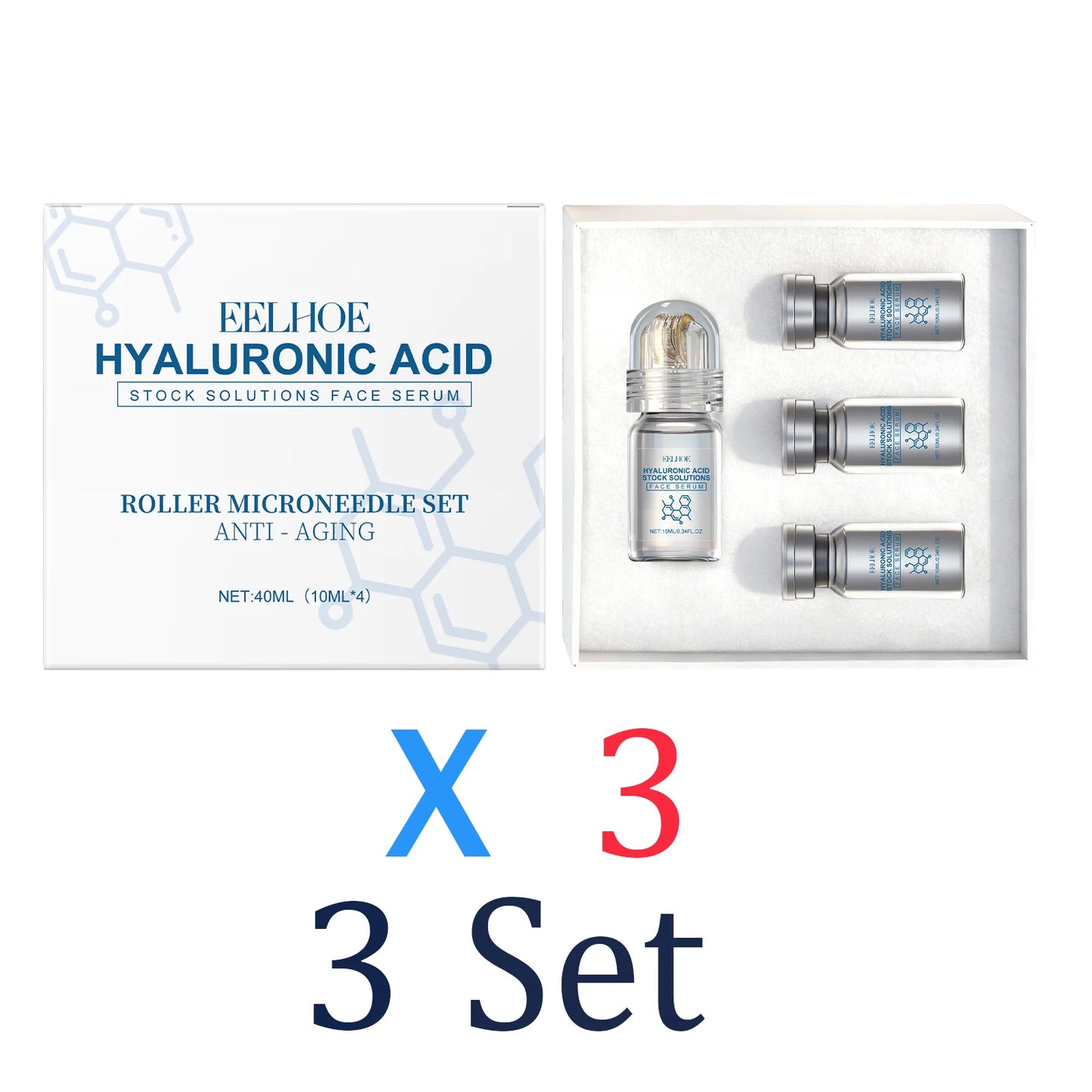  Microneedle Serum Facial Serum Kit Niacinamide